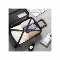 Troler cabina avion, cu carcasa rigida, TSA, 52cm x 35cm x 20cm, gri, Vivo, SC20-GREY